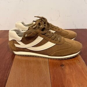 Brown Suede Vince Oasis Runner Sneakers US 10 Eur 41